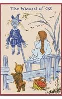 Dorothy Toto Scarecrow Wizard of Oz Journal Notebook