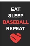 Eat Sleep Baseball Repeat
