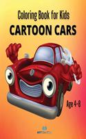 CARTOON CARS Coloring Book for Kids