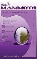 Math Mammoth Grade 1 Answer Keys: (English)