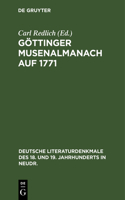 Göttinger Musenalmanach Auf 1771