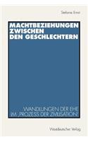 Machtbeziehungen zwischen den Geschlechtern