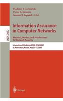 Information Assurance in Computer Networks: Methods, Models and Architectures for Network Security