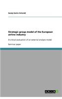 Strategic group model of the European airline industry