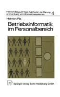 Betriebsinformatik Im Personalbereich