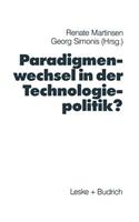 Paradigmenwechsel in Der Technologiepolitik?