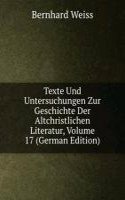 TEXTE UND UNTERSUCHUNGEN ZUR GESCHICHTE