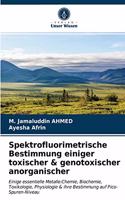 Spektrofluorimetrische Bestimmung einiger toxischer & genotoxischer anorganischer