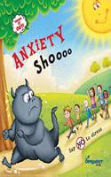 Anxiety-Shoo! Say â€˜Noâ€™ to stress (Tough It Out!), Activity Book For Kids Ages 8 to 11 Comic, Stories And Fun Activities , Best Stress Busters Story and Worksheet Book For Kids [Paperback] Offshoot