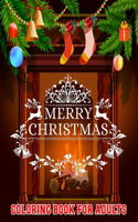 Merry Christmas Coloring Book For Adults