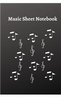 Music Sheet Notebook: For Song Writer's Music Composition (6x9)