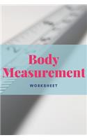 Body Measurement Worksheet