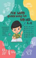 fun Word Search Book For Kids ages 4-12
