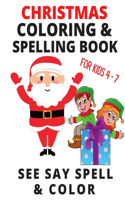 Christmas Coloring and Spelling Books for Kids