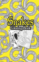 Snakes Coloring Book
