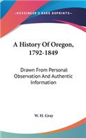 History Of Oregon, 1792-1849