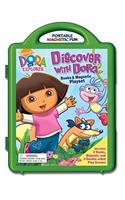 Discover with Dora Books & Magnetic Playset [With Book(s) and 3 Double-Sided Play Scenes and Magnet(s)]