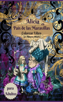 Libro para colorear de Alicia en el País de las Maravillas para adultos