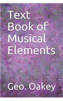 Text Book of Musical Elements