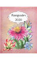 Planificador 2020: Cactus Calendarios diarios, semanales y mensuales De enero a diciembre Spanish Edition Planner #3
