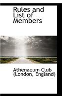 Rules and List of Members