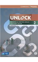 Unlock Level 2 Reading and Writing Skills Teacher's Book with DVD