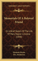 Memorials Of A Beloved Friend