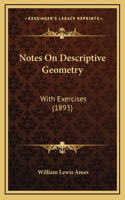 Notes On Descriptive Geometry