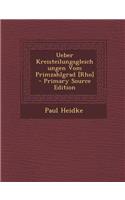 Ueber Kreisteilungsgleichungen Vom Primzahlgrad [Rho]
