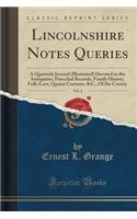 Lincolnshire Notes Queries, Vol. 2