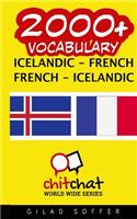 2000+ Icelandic - French French - Icelandic Vocabulary