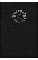 Monogram "Z" Blank Book