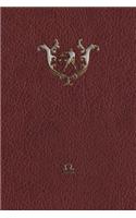 Monogram Libra Notebook: Blank Diary Journal Log Notebook