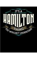 It's A Hamilton Thing You Wouldn't Understand: It's A Hamilton Thing You Wouldn't Understand 2020-2021 Weekly Planner & Gratitude Journal (110 Pages, 8" x 10") Blank Sections For Writing Daily No