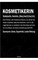 Kosmetikerin Notizbuch