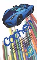 Libro de colorear en calma para niños - Coches. Más de 100 coches: Range Rover, Citroen, Suzuki, Jaguar, Alfa Romeo, Mazda y otros. Libros gigantes para colorear para niños(1 Libro de Colorear en Calma Para Niños)