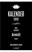 Kalender 2020 für Anwälte / Anwalt / Anwältin