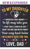 To My Daughter I'm Always Here For You LOVE, DAD