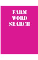 Farm word search