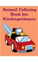 Animal Coloring Book For Kindergarteners