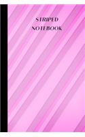 striped notebook
