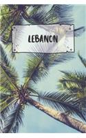 Lebanon: Ruled Travel Diary Notebook or Journey Journal - Lined Trip Pocketbook for Men and Women with Lines