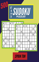 500 Easy Sudoku Puzzles