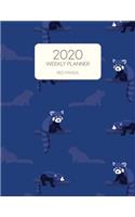 2020 Weekly Planner Red Panda: Dated With To Do Notes And Inspirational Quotes - Red Panda Navy