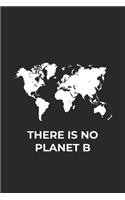 There is no Planet B: Lined Paper Notebook 6x9 inches with 120 pages