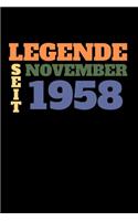 Legende seit November 1958