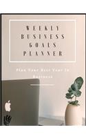 Weekly Business Goals Planner