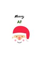 Merry AF: Blank Dot Grid Journal - Fun Gift for Family and Friends - Excellent Stocking Stuffer