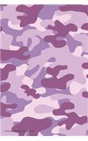 Camouflage Purple Journal Notebook