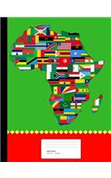 Africa Composition Book